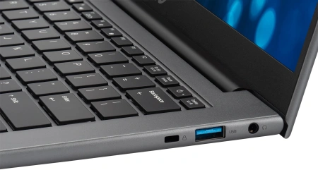 Ноутбук IRU Planio 14INP N-series N100 8Gb SSD256Gb Intel UHD Graphics 14" IPS FHD (1920x1080) Free DOS grey WiFi BT Cam 5000mAh (2023733)