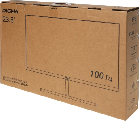 Монитор Digma 23.5" 24P502F IPS FHD чер 5ms HDMI DP M/M 300cd
