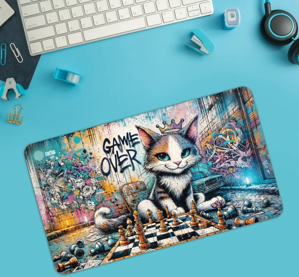 Коврик для мыши Cactus Game Over 700x400x4мм (CS-MP-COR01XLL)