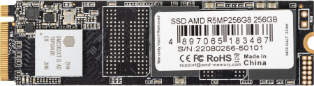 Накопитель SSD AMD PCI-E 3.0 x4 256Gb R5MP256G8 Radeon M.2 2280