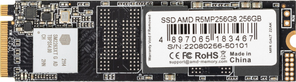 Накопитель SSD AMD PCI-E 3.0 x4 256Gb R5MP256G8 Radeon M.2 2280