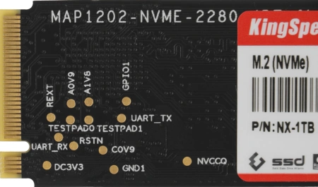 Накопитель SSD Kingspec PCI-E 3.0 x4 1Tb NX-1TB M.2 2280 0.9 DWPD
