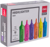 Набор текстовыделителей Deli Accent ES621VIOLET-P Delight скошенный пиш. наконечник 1-5мм фиолетовый