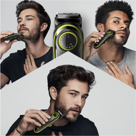 Триммер Braun BT3242 черный/серый (насадок в компл:2шт)
