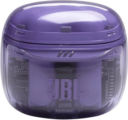 Гарнитура вкладыши JBL Tune Flex 2 Ghost Edition прозрачный/фиолетовый беспроводные bluetooth в ушной раковине (JBLTFLEX2GMAE)