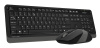Клавиатура + мышь A4Tech Fstyler FG1010S клав:черный/серый мышь:черный/серый USB беспроводная Multimedia (FG1010S GREY)