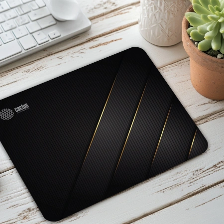 Коврик для мыши Cactus Gold Geometry 300x250x2мм (CS-MPC-P04M)
