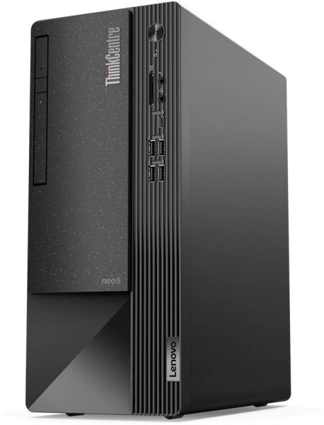 ПК Lenovo ThinkCentre Neo 50t MT i5 12400/8Gb/1Tb UHDG/DVDRW/noOS/kbNORUS/m/kb/черный