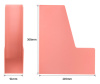 Лоток вертикальный Deli ENS022PINK Nusign для бумаг A4 розовый пластик