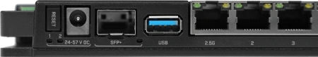 Маршрутизатор MikroTik RB5009UG+S+IN 10/100/1000 черный комп.:устройство/крепления/адаптер