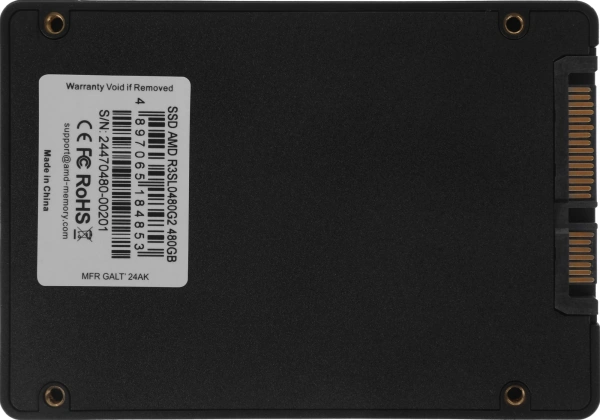 Накопитель SSD AMD SATA-III 480GB R3SL0480G2 Radeon R3 2.5"
