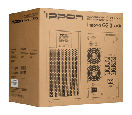 Источник бесперебойного питания Ippon Innova G2 3000 2700Вт 3000ВА черный