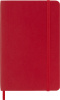 Блокнот Moleskine CLASSIC SOFT QP611F2 Pocket 90x140мм 192стр. линейка мягкая обложка красный