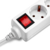 Сетевой удлинитель Buro BU-PS3.3/W 3м (3 розетки) белый (пакет ПЭ)