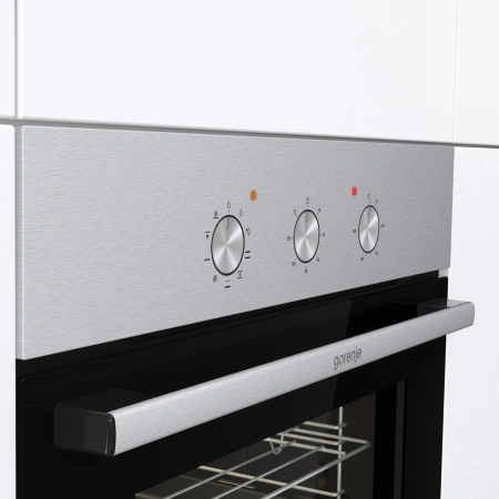 Духовой шкаф Электрический Gorenje BO6727E03NX черный/серебристый