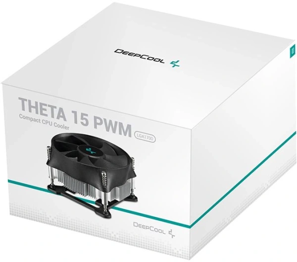 Устройство охлаждения(кулер) Deepcool Theta 15 PWM Soc-1700/1851 серебристый/черный 4-pin 18-37.2dB Al 65W 208gr Ret (DP-ICAS-T15P-17)