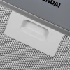Вытяжка встраиваемая Hyundai HBB 6035 IX серебристый управление: кнопочное (1 мотор)