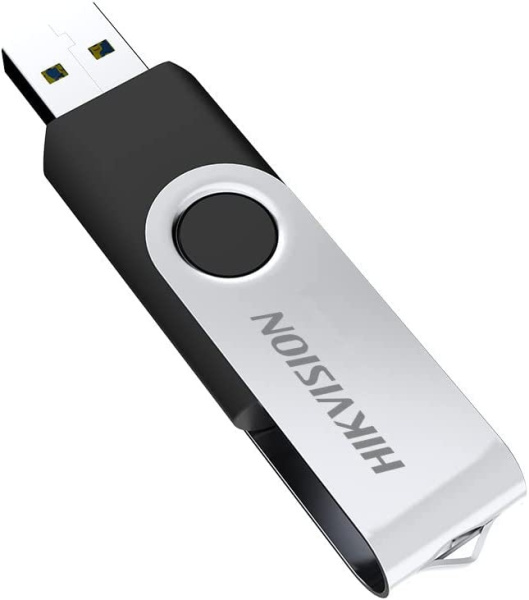 Флеш Диск Hikvision 64GB M200S HS-USB-M200S/64G/U3 USB3.0 серебристый/черный