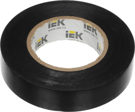 Изолента IEK UIZ-13-10-K02 ш.15мм 20м черный