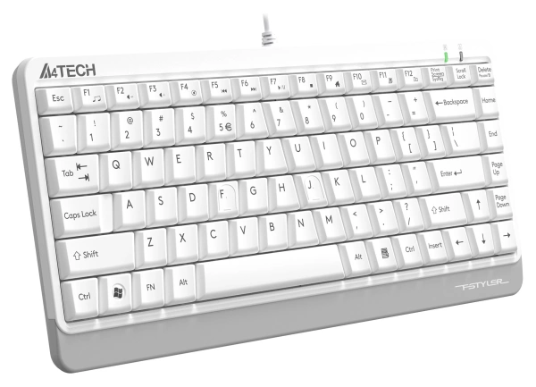 Клавиатура A4Tech Fstyler FKS11 белый/серый USB