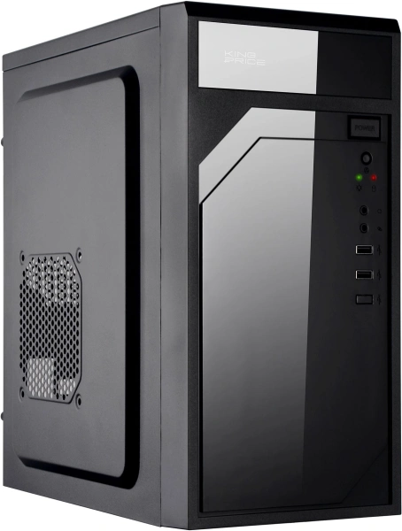 Корпус KingPrice KPCC-MN208 черный без БП mATX 2xUSB2.0 audio