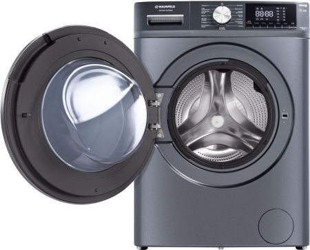 Стиральная машина Maunfeld MFWM1410SB02 класс: A+++ загр.фронтальная макс.:10кг темно-серебристый инвертер