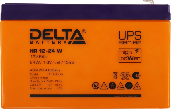 Батарея для ИБП Delta HR 12-24 W 12В 6Ач