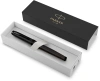 Ручка роллер Parker IM Achromatic T317 (CW2127743) Matt Black F черн. черн. подар.кор.