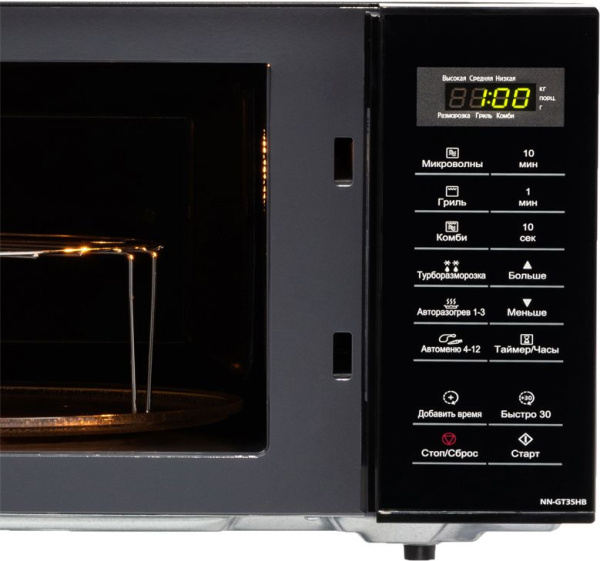 Микроволновая Печь Panasonic NN-GT35HBZPE 23л. 800Вт черный