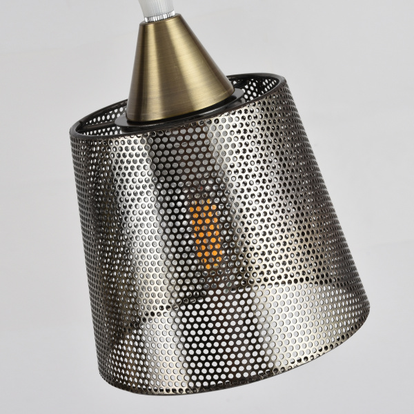 Светильник Hiper Wink H229-3 подвес. цв.св.:белый бронзовый
