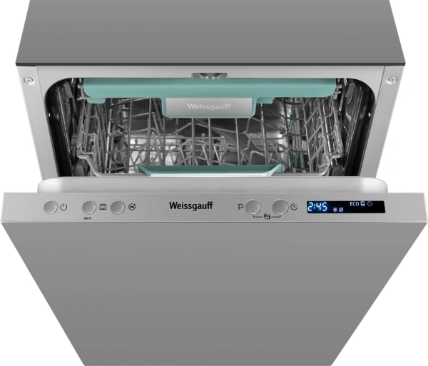 Посудомоечная машина встраив. Weissgauff BDW 4533 Wi-Fi Inverter Autoopen узкая инвертер