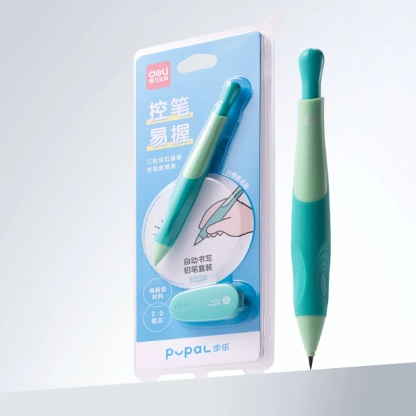 Карандаш мех. Deli SH321green Pupal 2.0мм зеленый блистер
