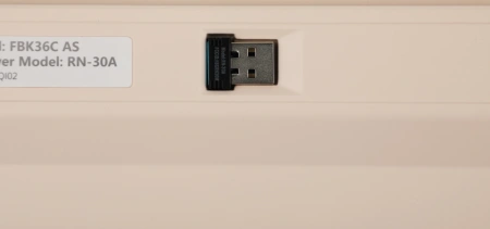 Клавиатура A4Tech Fstyler FBK36C AS бежевый USB беспроводная BT/Radio slim Multimedia (FBK36C AS)