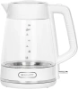 Чайник электрический Scarlett SC-EK27G104 1.7л. 2200Вт белый корпус: стекло/пластик