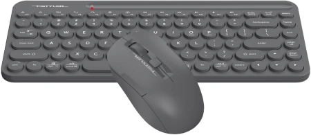 Клавиатура + мышь A4Tech Fstyler FG3200 Air2 клав:серый мышь:серый USB беспроводная slim Multimedia