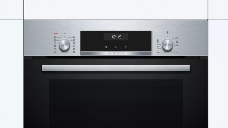 Духовой шкаф Электрический Bosch HIJ517YS0R нержавеющая сталь/черный