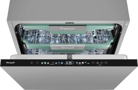 Посудомоечная машина встраив. Weissgauff BDW 6140 Real Touch DC Inverter Timer Floor полноразмерная инвертер