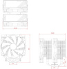 Устройство охлаждения(кулер) ID-Cooling Frozn A720 Soc-AM5/AM4/1151/1200/2066/1700 4-pin 33.5dB Al+C