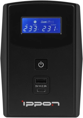 Источник бесперебойного питания Ippon Back Power Pro II 600 360Вт 600ВА черный