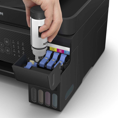 МФУ струйный Epson L5290 A4 WiFi USB RJ-45 черный
