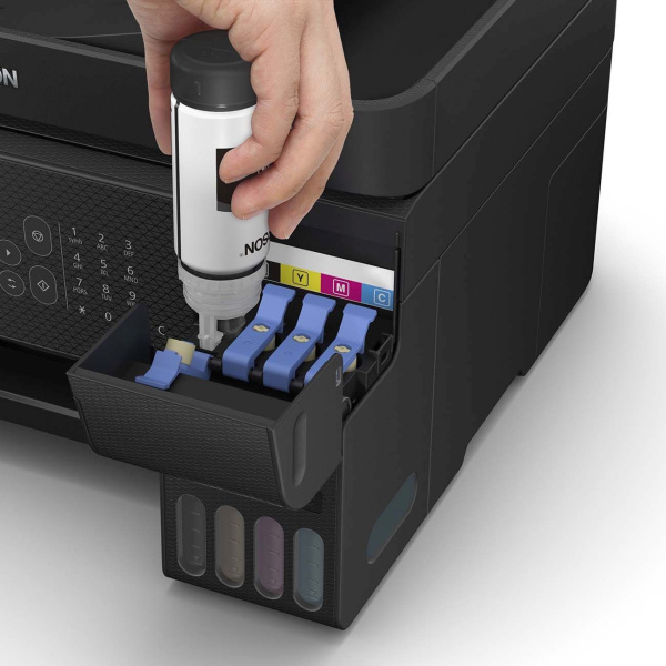 МФУ струйный Epson L5290 A4 WiFi USB RJ-45 черный