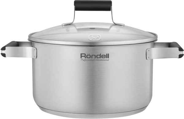 Кастрюля Rondell Bayoneta RDS-1807 3.1л. d=20см (с крышкой) стальной