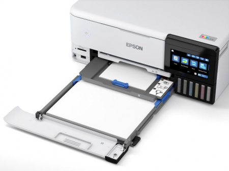 МФУ струйный Epson L8160 (C11CJ20404/403/402) A4 Duplex Net WiFi белый