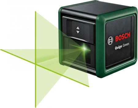 Нивелир лазерн. Bosch Quigo Green 2кл.лаз. 540нм цв.луч. зеленый 2луч. (0603663C20)