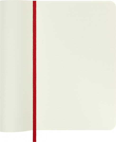 Блокнот Moleskine CLASSIC SOFT QP613F2 Pocket 90x140мм 192стр. нелинованный мягкая обложка красный