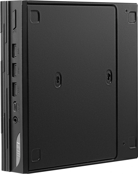 Неттоп MSI Pro DP10 12M-203RU i5 1235U (1.3) 16Gb SSD512Gb Iris Xe Windows 11 Professional 2.5xGbitEth WiFi BT 120W черный (9S6-B0A621-203)