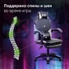 Кресло игровое Оклик Cooldown черный/серый ПВХ/полиуретан крестов. пластик подст.для ног