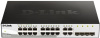 Коммутатор D-Link DGS-1210-20/F 16x1Гбит/с 4xКомбо(1000BASE-T/SFP) настраиваемый