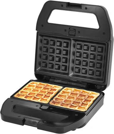 Вафельница Vitek VT-2626 850Вт черный/серебристый