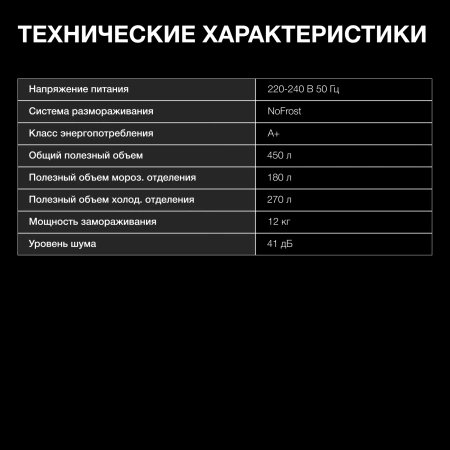 Холодильник Hyundai CS45082F 2-хкамерн. нержавеющая сталь